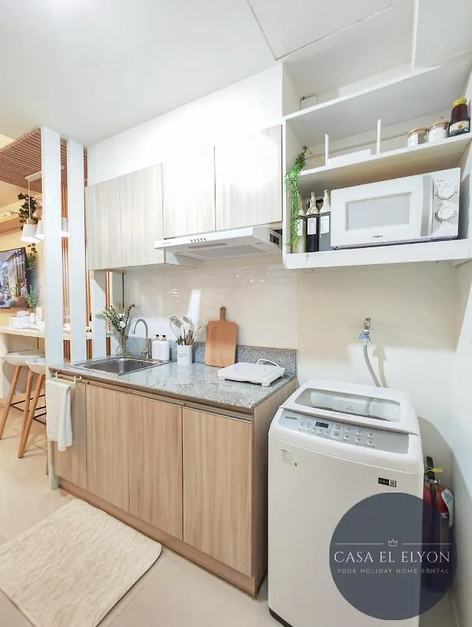 Lägenhet Wooden Aesthetic Fully Furnished Studio At Inspiria Davao City Filippinerna